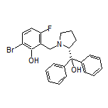 (R)-6-Bromo-3-fluoro-2-[[2-(hydroxydiphenylmethyl)pyrrolidin-1-yl]methyl]phenol