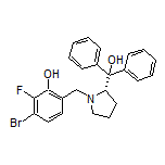 (S)-3-Bromo-2-fluoro-6-[[2-(hydroxydiphenylmethyl)pyrrolidin-1-yl]methyl]phenol