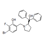(R)-3-Bromo-2-fluoro-6-[[2-(hydroxydiphenylmethyl)pyrrolidin-1-yl]methyl]phenol