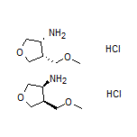 cis-4-(Methoxymethyl)tetrahydrofuran-3-amine Hydrochloride