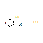 (3R,4R)-4-(Methoxymethyl)-N-methyltetrahydrofuran-3-amine Hydrochloride
