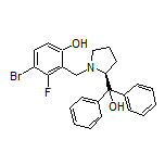 (S)-4-Bromo-3-fluoro-2-[[2-(hydroxydiphenylmethyl)pyrrolidin-1-yl]methyl]phenol