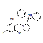 (S)-3-Bromo-5-fluoro-2-[[2-(hydroxydiphenylmethyl)pyrrolidin-1-yl]methyl]phenol