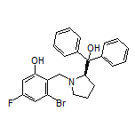 (R)-3-Bromo-5-fluoro-2-[[2-(hydroxydiphenylmethyl)pyrrolidin-1-yl]methyl]phenol