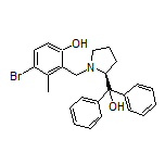 (S)-4-Bromo-2-[[2-(hydroxydiphenylmethyl)pyrrolidin-1-yl]methyl]-3-methylphenol