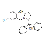 (R)-4-Bromo-2-[[2-(hydroxydiphenylmethyl)pyrrolidin-1-yl]methyl]-3-methylphenol