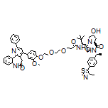 (2S,4R)-4-Hydroxy-1-[(S)-2-[3-[2-[2-[2-methoxy-4-(6-oxo-2-phenyl-6,7-dihydro-5H-benzo[b]pyrido[2,3-d]azepin-4-yl)phenoxy]ethoxy]ethoxy]propanamido]-3,3-dimethylbutanoyl]-N-[(S)-1-[4-(4-methylthiazol-5-yl)phenyl]ethyl]pyrrolidine-2-carboxamide