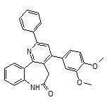 4-(3,4-Dimethoxyphenyl)-2-phenyl-5H-benzo[b]pyrido[2,3-d]azepin-6(7H)-one