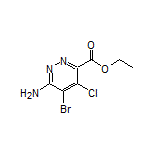 Ethyl 6-Amino-5-bromo-4-chloropyridazine-3-carboxylate
