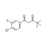 1-(4-Chloro-3-fluorophenyl)-4,4-dimethylpentane-1,3-dione
