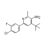 3-Amino-4-(tert-butyl)-6-(4-chloro-3-fluorophenyl)-2-iodopyridine