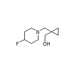 [1-[(4-Fluoropiperidin-1-yl)methyl]cyclopropyl]methanol