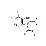 Methyl 6,7-Difluoro-2-isopropyl-1H-indole-3-carboxylate