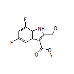 Methyl 5,7-Difluoro-2-(methoxymethyl)-1H-indole-3-carboxylate