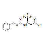 (R)-3-(Cbz-amino)-4,4,4-trifluorobutanoic Acid