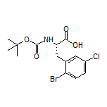 (S)-3-(2-Bromo-5-chlorophenyl)-2-(Boc-amino)propanoic Acid