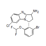 (1R)-1-[2-Bromo-6-(difluoromethoxy)phenyl]-7-chloro-2,3-dihydro-1H-benzo[d]pyrrolo[1,2-a]imidazol-3-amine