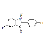 2-(4-Chlorophenyl)-5-fluoro-3-oxo-3H-indole 1-Oxide