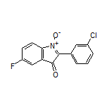 2-(3-Chlorophenyl)-5-fluoro-3-oxo-3H-indole 1-Oxide