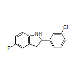 2-(3-Chlorophenyl)-5-fluoroindoline