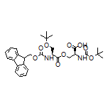 (S)-3-[[(S)-2-(Fmoc-amino)-3-(tert-butoxy)propanoyl]oxy]-2-(Boc-amino)propanoic Acid