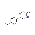 (S)-6-(4-Ethylphenyl)morpholin-3-one