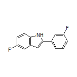5-Fluoro-2-(3-fluorophenyl)-1H-indole