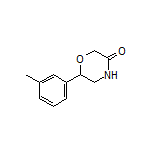 6-(m-Tolyl)morpholin-3-one