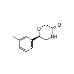 (R)-6-(m-Tolyl)morpholin-3-one