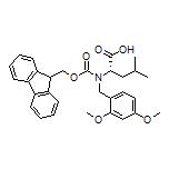 (S)-2-[Fmoc-(2,4-dimethoxybenzyl)amino]-4-methylpentanoic Acid