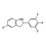 5-Fluoro-2-(3,4,5-trifluorophenyl)indoline