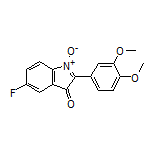 2-(3,4-Dimethoxyphenyl)-5-fluoro-3-oxo-3H-indole 1-Oxide