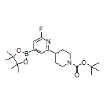 2-(1-Boc-4-piperidyl)-6-fluoropyridin-4-boronic Acid Pinacol Ester