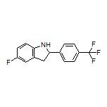 5-Fluoro-2-[4-(trifluoromethyl)phenyl]indoline