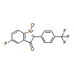 5-Fluoro-3-oxo-2-[4-(trifluoromethyl)phenyl]-3H-indole 1-Oxide
