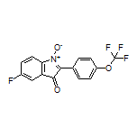 5-Fluoro-3-oxo-2-[4-(trifluoromethoxy)phenyl]-3H-indole 1-Oxide