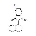 5-Fluoro-2-(naphthalen-1-yl)-3-oxo-3H-indole 1-Oxide