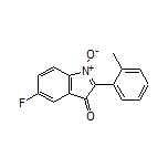 5-Fluoro-3-oxo-2-(o-tolyl)-3H-indole 1-Oxide