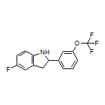 5-Fluoro-2-[3-(trifluoromethoxy)phenyl]indoline