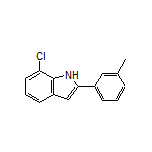 7-Chloro-2-(m-tolyl)-1H-indole