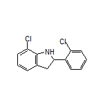 7-Chloro-2-(2-chlorophenyl)indoline