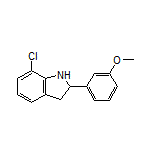 7-Chloro-2-(3-methoxyphenyl)indoline