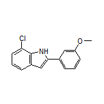 7-Chloro-2-(3-methoxyphenyl)-1H-indole