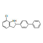 2-(4-Biphenylyl)-7-chloroindoline