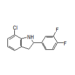 7-Chloro-2-(3,4-difluorophenyl)indoline