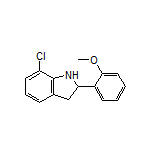 7-Chloro-2-(2-methoxyphenyl)indoline