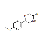 6-[4-(Methylthio)phenyl]morpholin-3-one
