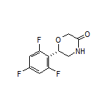 (S)-6-(2,4,6-Trifluorophenyl)morpholin-3-one