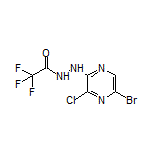 N’-(5-Bromo-3-chloropyrazin-2-yl)-2,2,2-trifluoroacetohydrazide