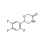 6-(2,4,5-Trifluorophenyl)morpholin-3-one